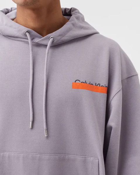 Bluza Unisex Calvin Klein K10K109198PDD Fioletowa XS