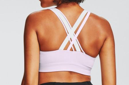 Under Armour Biustonosz 1351987570 SM Fioletowy Rush