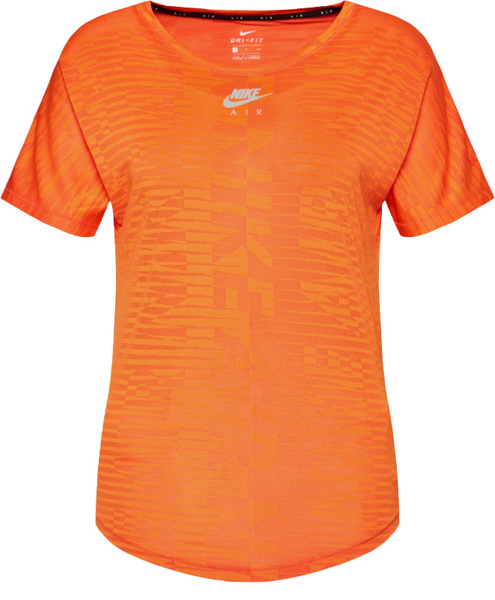 Pomarańczowa damska koszulka Nike Air Running CZ9154-854 S