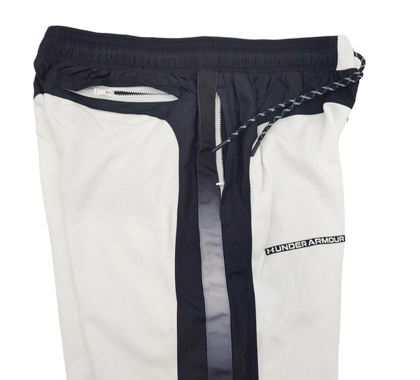 Białe Spodnie Dresowe Męskie Under Armour Rival Terry L 1361638-112