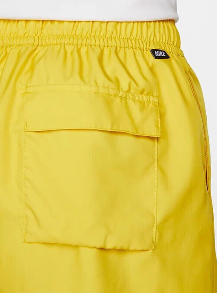 Nike Męskie Luźne Spodenki Sportowe - Żółte - Essential Lined Flow - DM6829-765 - Rozmiar M