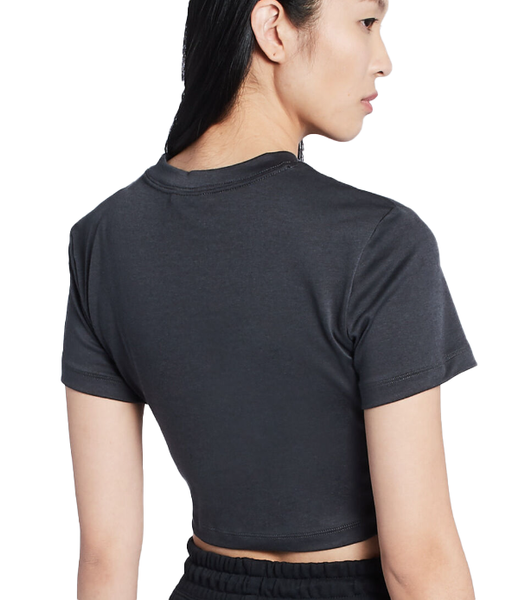 Czarny Top Nike DD5429-070 M Damska Air Crop