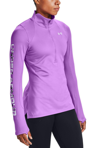 Fioletowa Koszulka Damska Under Armour SM 1359691568 ColdGear Run