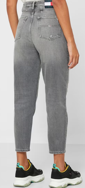 Szare Jeansy Damskie Tommy Hilfiger Mom 25/30 – DW0DW10741