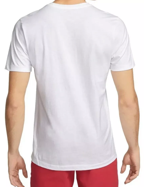 Nike - Koszulka Sportowa Męska - Tee Love Rafa - T-shirt Biały - FN5318-100 - Rozmiar XXL