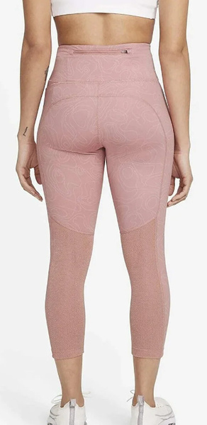 Pomarańczowe Damskie Legginsy Nike Epic Fast 3/4 XXS DA1250-685