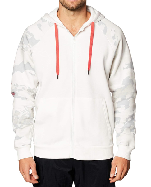 Biała Bluza Męska Under Armour 1361604112 L – ColdGear Z Kapturem