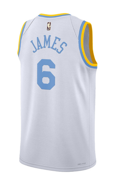 Biała Koszulka NBA Lakers LeBron James Classic Edition XXL