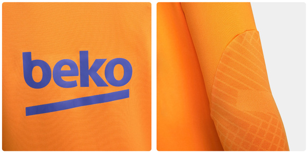 Nike Bluza Damska bez Kaptura - FC Barcelona - Pomarańczowa - Rozmiar L - Zamek 1/4 - DH7730-837