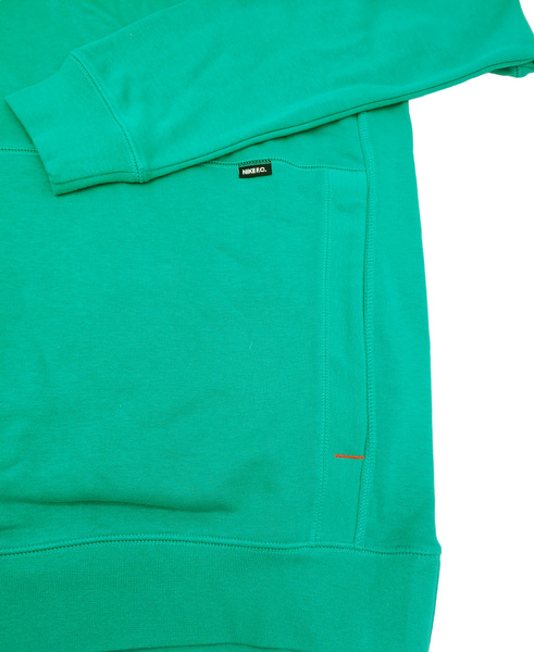 Nike Bluza Męska - Piłkarska - Z Kapturem - Nierozpinana - Zielona - Rozmiar M - F.C. Nike Fleece Hoodie Sportswear - DC9024-370 