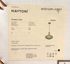 Lampa Zielony Klosz Wisząca Maytoni Zelma MOD124PL-01BS1