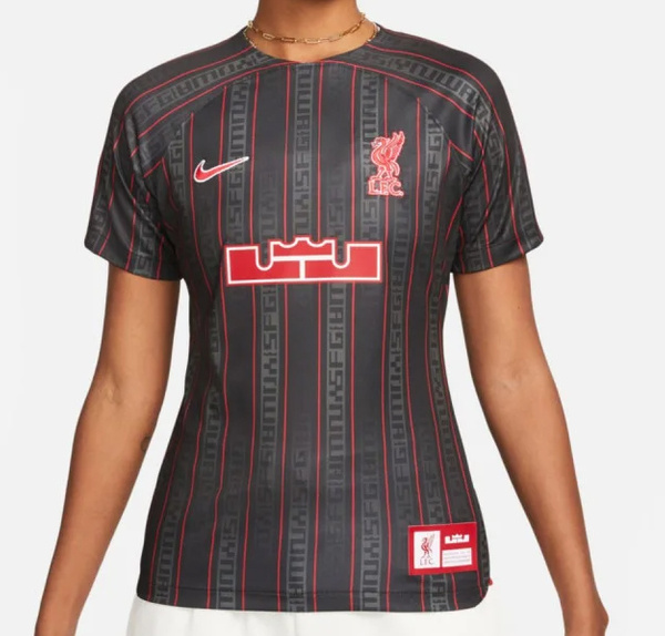 DNike Koszulka Damska - Piłkarska - Liverpool FC Lebron James - Czarna - Rozmiar L - FD0629-061