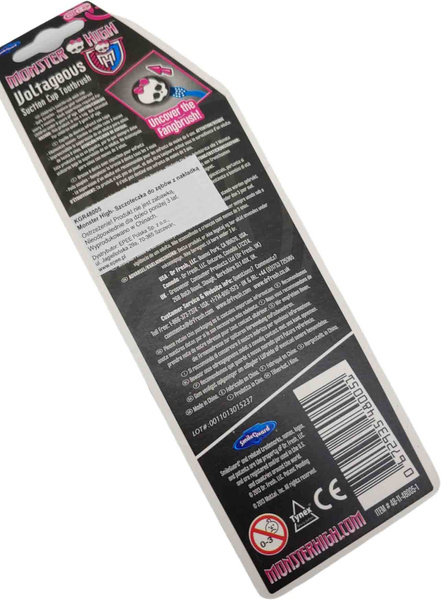 Szczoteczka Monster High Czarna z Nakładką +8 lat