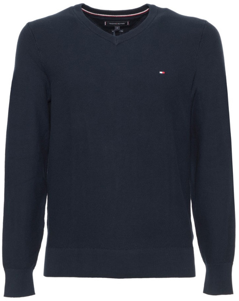 SWETER  TOMMY HILFIGER V-NECK MW0MW09532 r. S