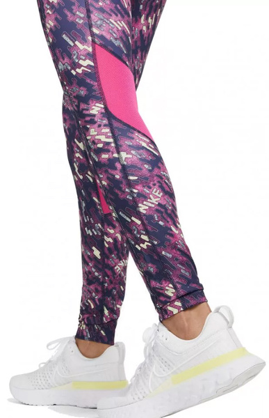 Multikolorowe Damskie Legginsy Nike Dri-FIT Fast Running DM7318642 XS