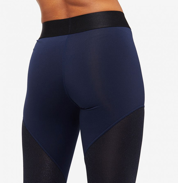 Niebieskie Legginsy Damskie Nike M A09228451 Pro Warm 7/8