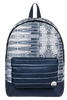 Granatowo-Biały Plecak Roxy Sugar Baby 41x38x11 cm