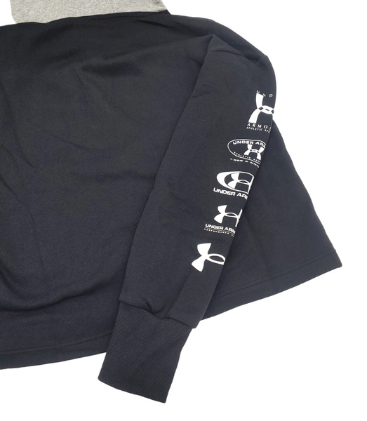 Czarna Bluza Damska Under Armour 1362613001 SM Krótka