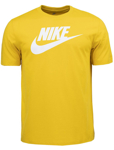 Żółta Męska Koszulka Nike Tee Icon Futura AR5004-709 XL
