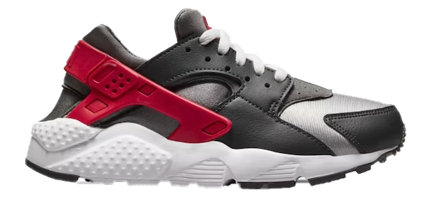 Sneakersy Air Huarache Run GS Czerwono-Czarno-Szare 654275-041 r. 39