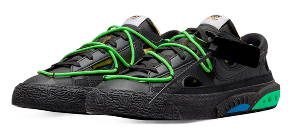 Buty Sportowe Nike Blazer Low Czarny Zielony DH7863-001 38,5