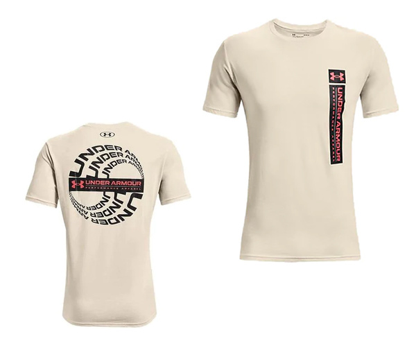 Beżowa Męska Koszulka Under Armour HeatGear 1361674110 L