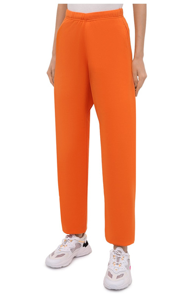 Calvin Klein Spodnie Dresowe Damskie - Joggery - Pomarańczowe - Rozmiar M - K20K203537SBD