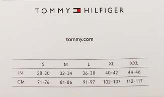 Bokserki Męskie Tommy Hilfiger - Komplet 3szt - Gumka 3 Kolory - Biała Czerwona Granatowa - Rozmiar XL