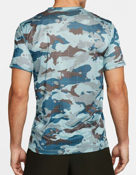 Nike Koszulka Męska  - T-shirt Multikolor - Legend Camo Dri-FIT - DM5667-366 - Rozmiar XL