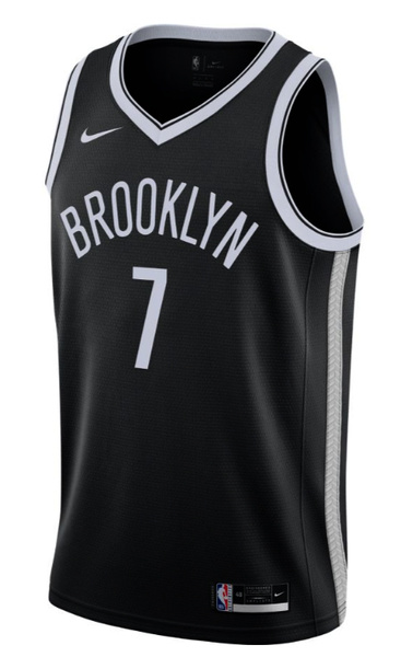 Czarna Koszulka NBA Brooklyn Nets Durant Icon Edition XL