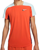 T-shirt Tenisowy Nike Court Dri-FIT ADV M Pomarańczowo-Szary