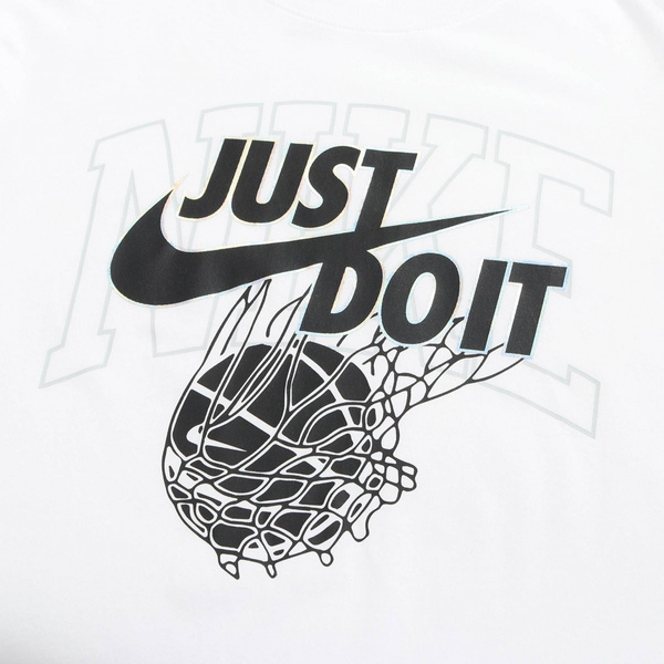 Biała Męska Koszulka Nike Tee Just Do It DR7639-100 S