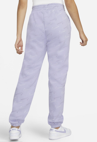 Fioletowe Spodnie Damskie Nike DR8919-510 L NSW Fleece Oversize