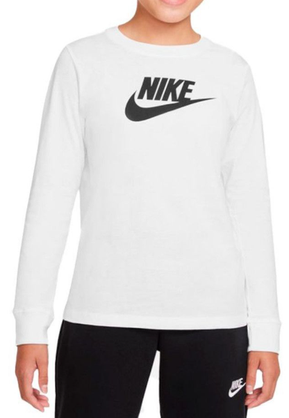 Bluzka Młodzieżowa Nike Sportswear Icon Logo Biała CZ1260-100 XL