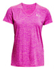 Różowy T-shirt Damski Under Armour Twisted Tech 1258568660 SM