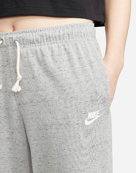 Damskie Spodnie Nike DN5021-063 Szare 1X Plus Size