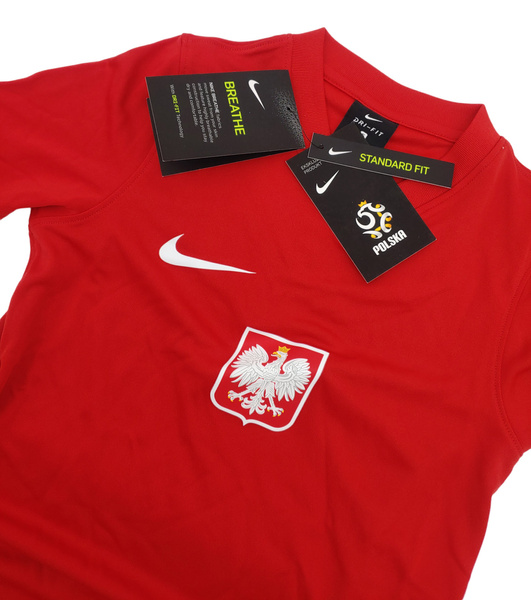 Czerwona Koszulka Nike Polska CD1207-688 Junior XL 158-170 cm