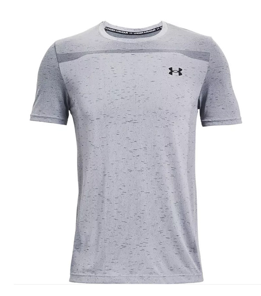 Szara Męska Koszulka Under Armour HeatGear 1361131-011 L