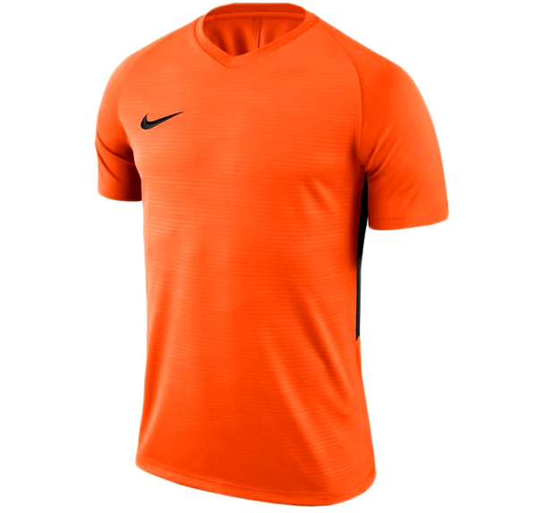 Nike Koszulka Męska Piłkarska - Dry Tiempo Premier Jersey - 894230-815 - Pomarańczowa - Rozmiar S