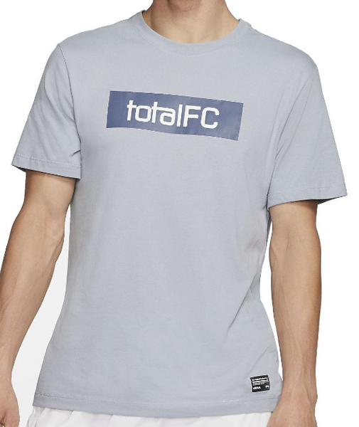 Nike T-shirt Męski Szary - Koszulka Seasonal TotalFc - CD0167-464 - Rozmiar L