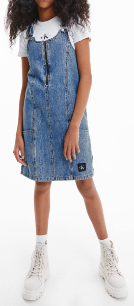 Niebieska Sukienka Dziewczęca Calvin Klein IG0IG01419 170 cm