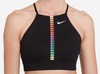 Czarny stanik sportowy Nike CZ7211-010 XS Indy Rainbow Dri-FIT