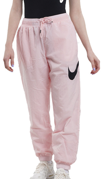 Różowe Spodnie Damskie Nike DM6183-610 M Mid-Rise Oversize