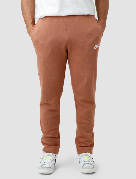 Brązowe Spodnie Dresowe Nike Club Fleece S BV2707215