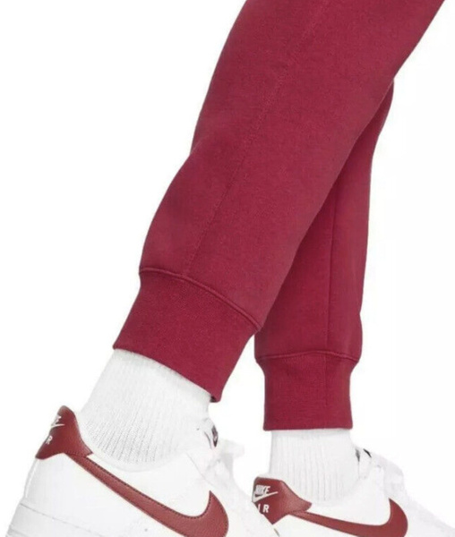 Czerwone Spodnie Dresowe Męskie Nike Club Fleece 826431-690 S