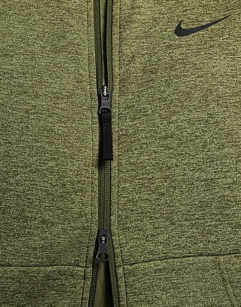 Nike Bluza Męska - Rozpinana - Treningowa - Zielona - Rozmiar M - Therma-FIT DQ4852-326