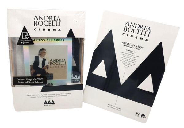 ANDREA  BOCELLI  CINEMA DELUXE ACCESS cd