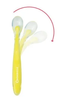 Łyżki Silikonowe Badabulle Żółto-Miętowe 6 szt. dla Dzieci
