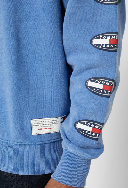 Bluza Męska Tommy Hilfiger Summer Heritage DW0DM07266 Niebieska M