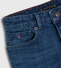 Dziecięce Spodenki Jeansowe Tommy Hilfiger Slim Fit Niebieskie 122